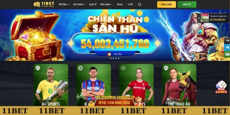 11Bet là nhà cái uy tín hàng đầu khu vực